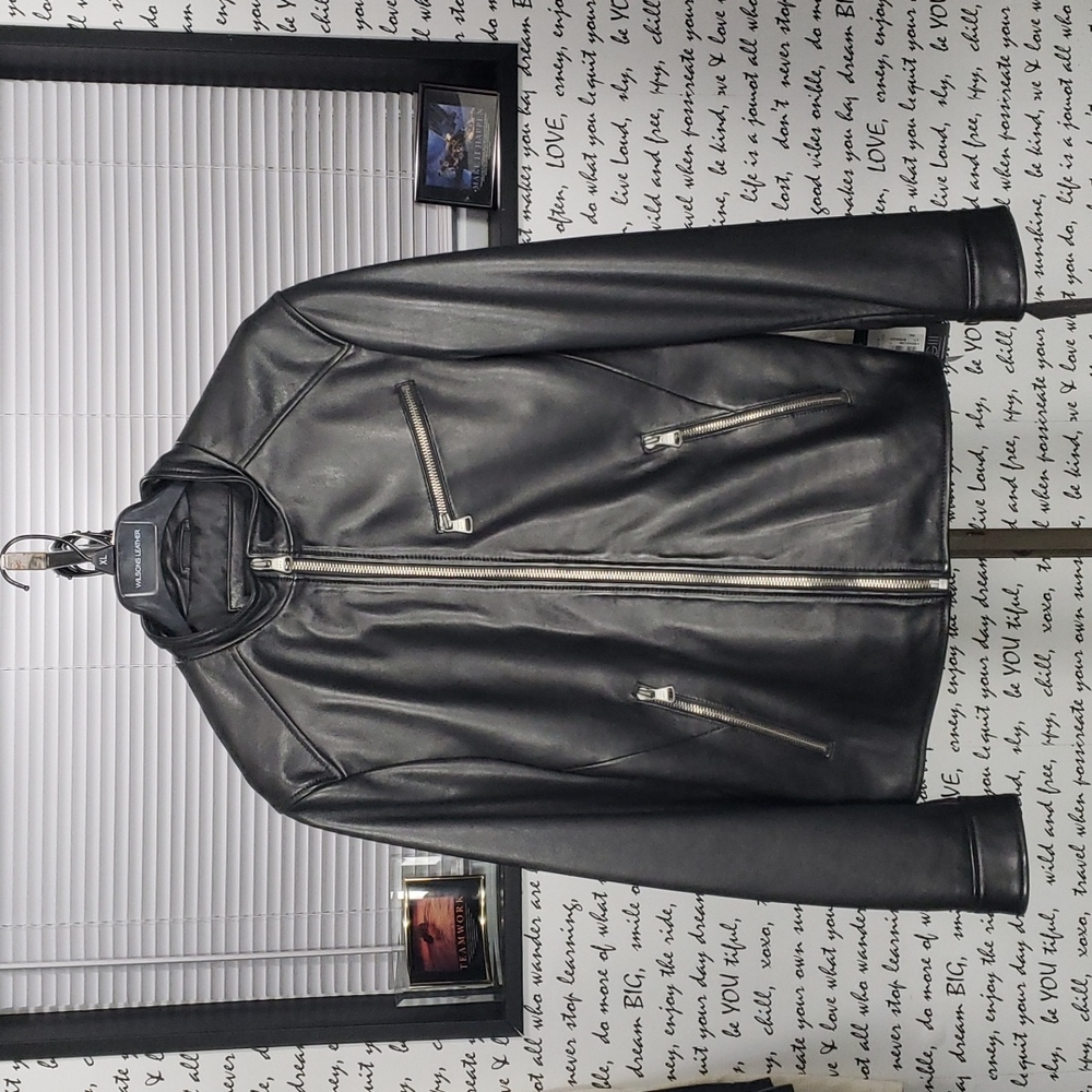 💥NEW💥 Men's Marc New York Black Leather Coat